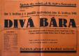 Sezemice, Ochotníci, Divá Bára - plakát, 1940