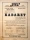 Pelhřimov, Tyl, Kabaret - plakát, 1928
