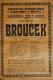 Praha-Michle, Družstvo divadelních ochotníků, Brouček - plakát, 1910
