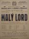  Říčany, Tyl, Malý lord - plakát, 1925