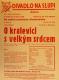 Praha-Nové Město, O kralevici s velkým srdcem - plakát, 1936