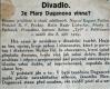 Pelhřimov, Tyl, Je Mary Duganová vinna, novinový článek, 1929