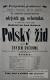 Litomyšl, JDO, Polský žid, plakát, 1882