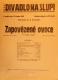 Praha-Nové Město, Vzděl. sbor vyšehradský, Divadlo Na Slupi, Zapovězené ovoce - plakát, 1935