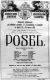 Litomyšl, JDO, Posel (Dyk), 1921 - plakát