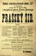 Vinařice, Tyl, Pražský žid - plakát, 1903