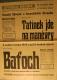 Praha-Braník, SDO, Tatínek jde na manévry - Baťoch - plakát, 1948