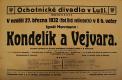 Luže, Jaroslav, Kondelík a Vejvara - plakát, 1932