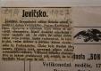 Jevíčko, Sokol, Noc na Karlštejně - plakát, 1927