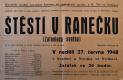 Svítkov, Tyl, Vojáci letiště, Štěstí v ranečku - plakát, 1948