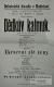 Budislav, Ochotníci, Dědkův kalmuk - Zkrocení zlé ženy - plakát, 1898