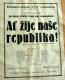 Žihobce, Tyl, Ať žije naše republika - plakát, 1925