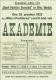 Březové Hory, Karel Havlíček Borovský, Akademie - plakát, 1923