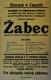 Čepí, Dorost, Žabec - plakát, 1920