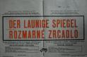 Praha, Rozmarné zrcadlo, Jan Snížek, Největší divadelní zájezd Protektorátem - plakát, 1942