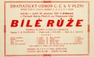 Plzeň, Církev československá, Bílé růže – plakát, 1936