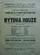 Polička, Ochotníci, Bytová nouze - plakát, 1921