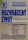 Pardubice, Husův sbor a Městský osvětový sbor, Rozvrácený život - plakát, 1939