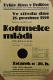 Polička, Ochotníci, Kotrmelce mládí - plakát, 1935