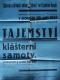 Vysoké Veselí, Sokol, Tajemství klášterní samoty - plakát, 1931
