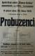 Žďár nad Sázavou, Sázavan-Havlíček, Probuzenci - plakát, 1919
