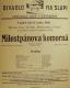 Divadlo Na Slupi, Milostpánova komorná - plakát, 1928