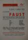 Praha-Nové Město, Čin, Faust - 1. strana programu, 1942