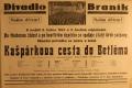 Praha-Braník, SDO, Kašpárkova cesta do Betléma - plakát, 1932