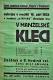 Hroubovice, Klicpera, Kniha plakátů, V manželské kleci - plakát, 1934