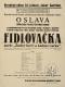 Kateřinky, Sokol, Fidlovačka - plakát, 1934