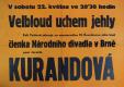 Znojmo, Tyl, Velbloud uchem jehly - plakát, 1948
