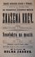Přelouč, Besední ochotnické divadlo, Zkažená krev - Veselohra na mostě - plakát, 1894