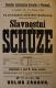 Přelouč, Besední ochotnické divadlo, Slavnostní schůze - plakát, 1895