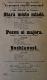 Pardubice, SDO, Stará místo mladé - Pozvu si majora - Svéhlavost - plakát, 1864