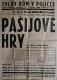 Polička, Ochotníci, Pašiové hry - plakát, 1935