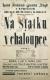 Němčice, Šlégl, Na statku a v chaloupce - plakát, 1908