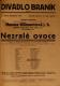 Praha-Braník, SDO, Divadlo Braník, Nezralé ovoce - plakát, 1927(?)