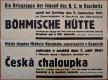 Bašnice, MNS, Česká Chaloupka - plakát, 1941