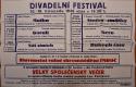 Praha, ÚMDOČ, Divadelní festival - plakát, 1946