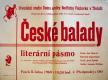Třebíč, Dům osvěty, České balady - plakát, 1960