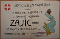 Jičín, Občansko čtenářská beseda, Zajíc - plakát, 1916