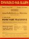 Praha-Nové Město, Divadlo Na Slupi, První paní Fraserová - plakát, 1939