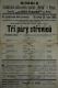 Praha-Nové Město, Čtenářsko zábavní spolek Hálek, Tři páry střevíců - plakát, 1904