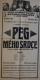 Žďár nad Sázavou, Sázavan-Havlíček, Peg mého srdce - plakát, 1928