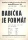 Sudoměřice u Bechyně, Osvětová beseda, Babička je formát – plakát, 1959