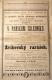 Rakovník, Tyl, V panském čeledníku – Zvíkovský rarášek - plakát, 1903