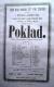 Dolní Stakory, Tyl, Poklad (K. Pleskač) - plakát, sehráno v Řepově 1897