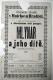Mnichovo Hradiště, Ochotnické divadlo, Mlynář a jeho dítě - plakát, 1864
