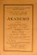 Praha-Braník, Divadlo Braník, Akademie - program, titulní strana, 1929