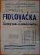 Jičín, ČSD, Fidlovačka - plakát, 1953